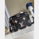 Louis Vuitton Bicolor Monogram Empreinte Leather M45773 Pochette Métis