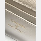 AAA+ AP3238 Flap Phone Holder With Chain Grained Shiny Bag