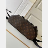 Louis Vuitton M43735 Christopher PM Monogram Macassar Canvas in Brown