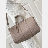 Keepall Bandoulière 35 Taurillon Monogram M13865 Louis Vuitton Travel Bag