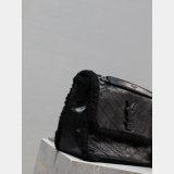 TOP YSL SAINT LAURENT NIKI oil-waxed HANDBAG