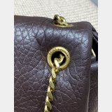 Replica 777399 Saint Laurent Grained Lambskin Calypso Shoulder Bag