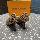 Fashion LOUIS VUITTON leopard print BLOSSOM PUMP