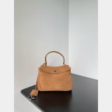 Balenciaga Women Rodeo Handbag in Camel