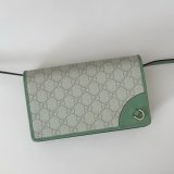 Gucci Designer GG Emblem Zip Around Wallet 819122
