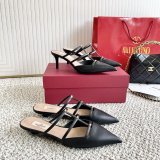 Valentino Runway Garavani Leather Mules