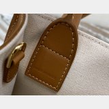 Celine Replica Small Cabas Vertical Bag In Triomphe Canvas