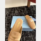 2025 Top Quality Prada Suede Slippers