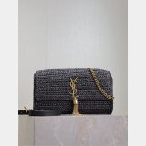 Top Quality YSL Kate Chain Bag With Tassel In Raffia 604276