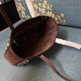 Top Valentino GARAVANI NELLCOTE TOTE suede BAG SMALL