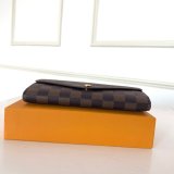 AAA+ LV N60114/N63209 Sarah Wallet Damier Ebene
