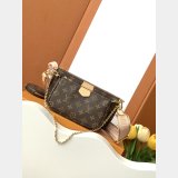 Louis Vuitton Luxury M44840 Multi Pochette PINK or Greem