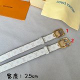 Cheap LOUIS VUITTON Monogram Women Belt 25MM