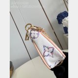 Louis Vuitton Inspired M83499 Wallet Multicolor White On Pochette Chain Ivy