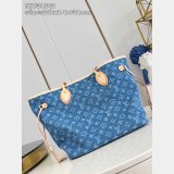 Louis Vuitton Perfect Neverfull MM Monogram Denim M13192 Bag