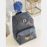 Louis Vuitton Designer M45275 Discovery Backpack Damier Graphite Replica Bags