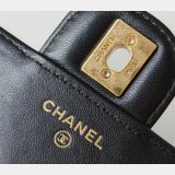 Designer AS4674 25B Lambskin Double C Pocket Handle Handbag