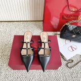 Valentino Runway Garavani Leather Mules