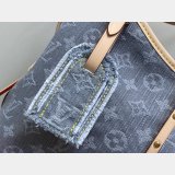 Louis Vuitton M13289 CarryAll MM Monogram Denim Copy Women Bag