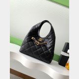 Top Quality Hobo AS5411 Black Shopping Inspired Bag
