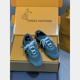 LV Sneakerina Leather and Suede shoes