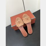Loro Piana Summer Charms Sandal Suede Goatskin