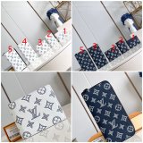 Inspired Brazza Multiple Pocket Organizer Zippy Wallet Vertical LV Bag