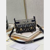 Diorcamp Small Blue Oblique Print Embroidery