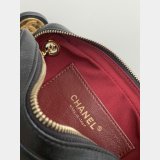 Designer Mini Camera Case Shiny AS5190 Lambskin Black