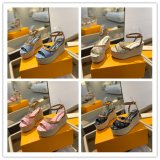 Wholesale LOUIS VUITTON Helios Wedge Sandal