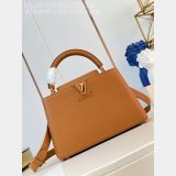 Louis Vuitton Luxury The Capucines M48865 Caramel Bag