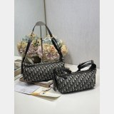 Dior D-Journey Bag Blue Oblique Jacquard