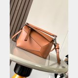 Mini Cheap Loewe Puzzle Bag In Classic Calfskin 18cm