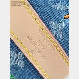 Louis Vuitton LV x TM M13875 Keepall Bandoulière 45 Monogram Denim New Bag