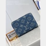 Lou Wallet Monogram Denim M83160 Wholesale Louis Vuitton Designer Bag