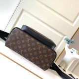 Louis Vuitton Dean Backpack Monogram Macassar Canvas M45335 Brown