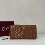 Replica Gucci GG Marmont Zip Around Wallet #837758 Bag