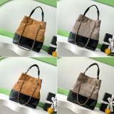 Duplicate AS5636 Suede Metiers Dart Small Shopping Bag