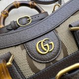 Gucci Replica Usa 660195 GG Canvas Diana Tote Bag