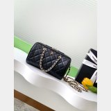 Wholesale AP4474 Black Replica Classic Clutch With Chain Bags