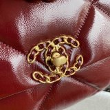 CC 7 Star 19 Large Flap AS1161 Black/Red Replicas 26CM Bag