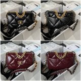 Luxury Flap Shiny Lambskin 19 AS1160 Replica Handbag 26CM