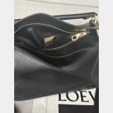 Best Loewe Featherlight Puzzle Small Nappa Lambskin Handbag 24CM