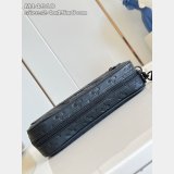 Louis Vuitton Pochette Kasai Pouch M14910 Luxury Monogram Shadow Black