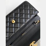 Luxur Quality Large Flap 1:1 Mirror AS5642 Black Bag