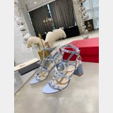 Replica valentino ROCKSTUD CALFSKIN ANKLE STRAP SANDAL