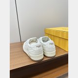 Fendi Match Leather Sneakers