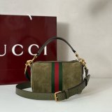 Gucci Ophidia Mini 846869 Dark Grey Suede Bag