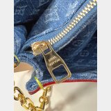 Louis Vuitton High Quality M13319 Dauphine Soft GM Monogram Denim Bag