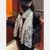 Perfect Chanel Camellia Top Grade Cashmere Scarf